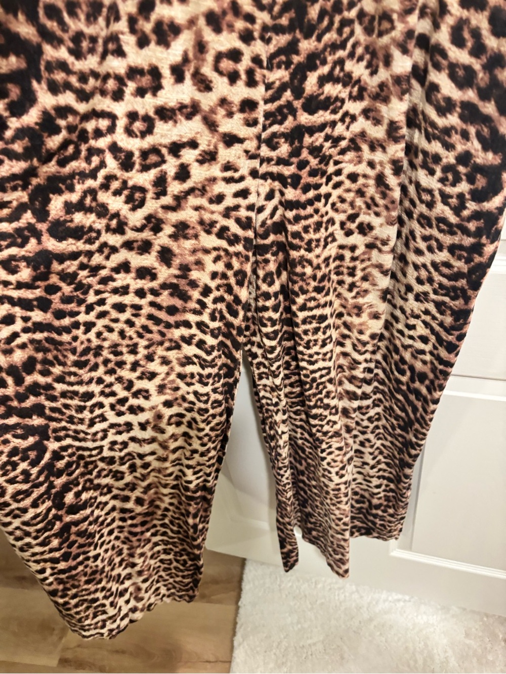 INC International Concepts Leopard Jumpsuit in Brown and Black XXL - Picture 4 of 6